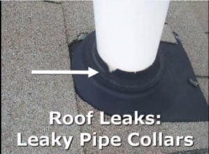 Roof Pipe Boot Leak