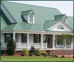 Metal Roofing - Green